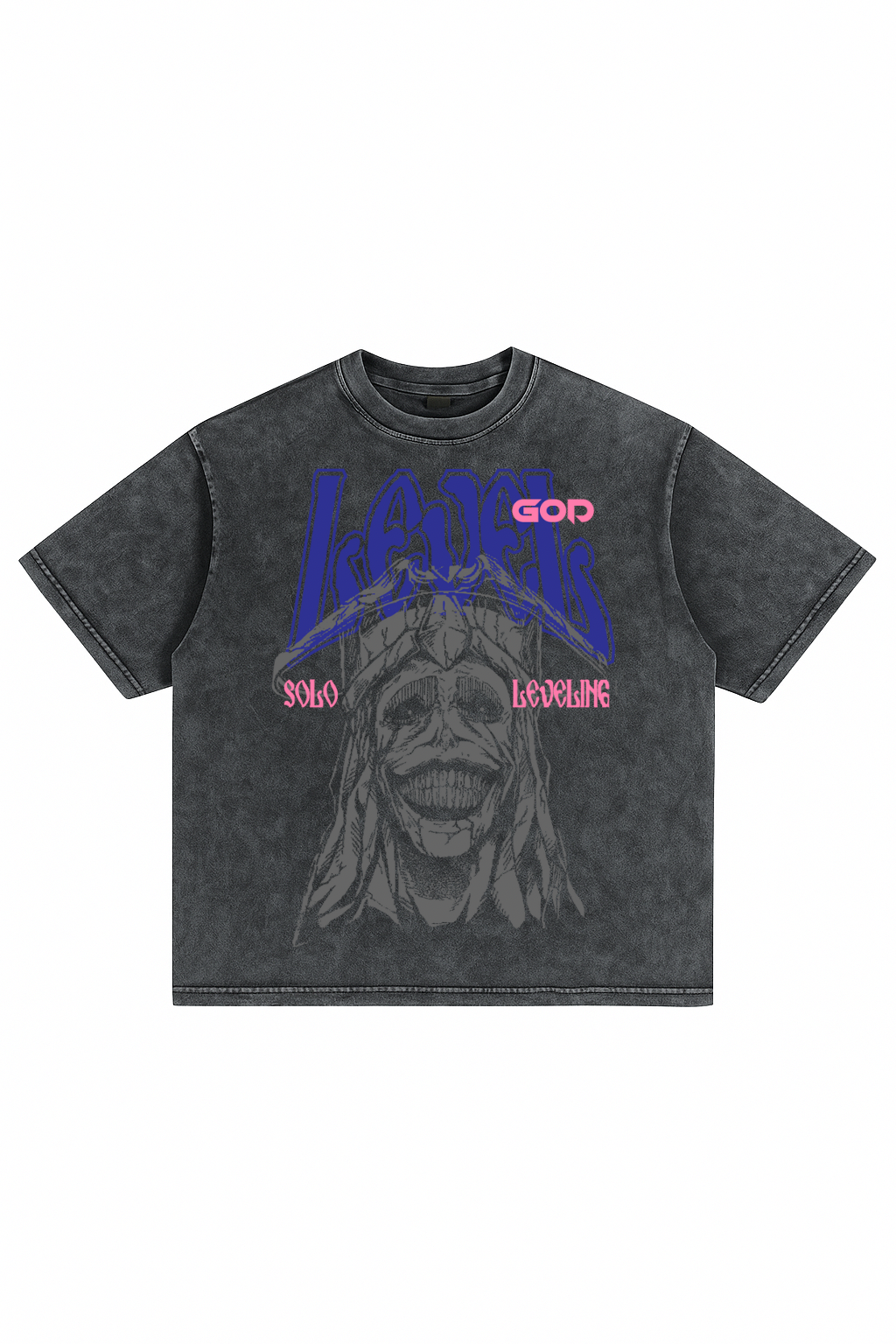 GOD LEVEL BLACK TSHIRT