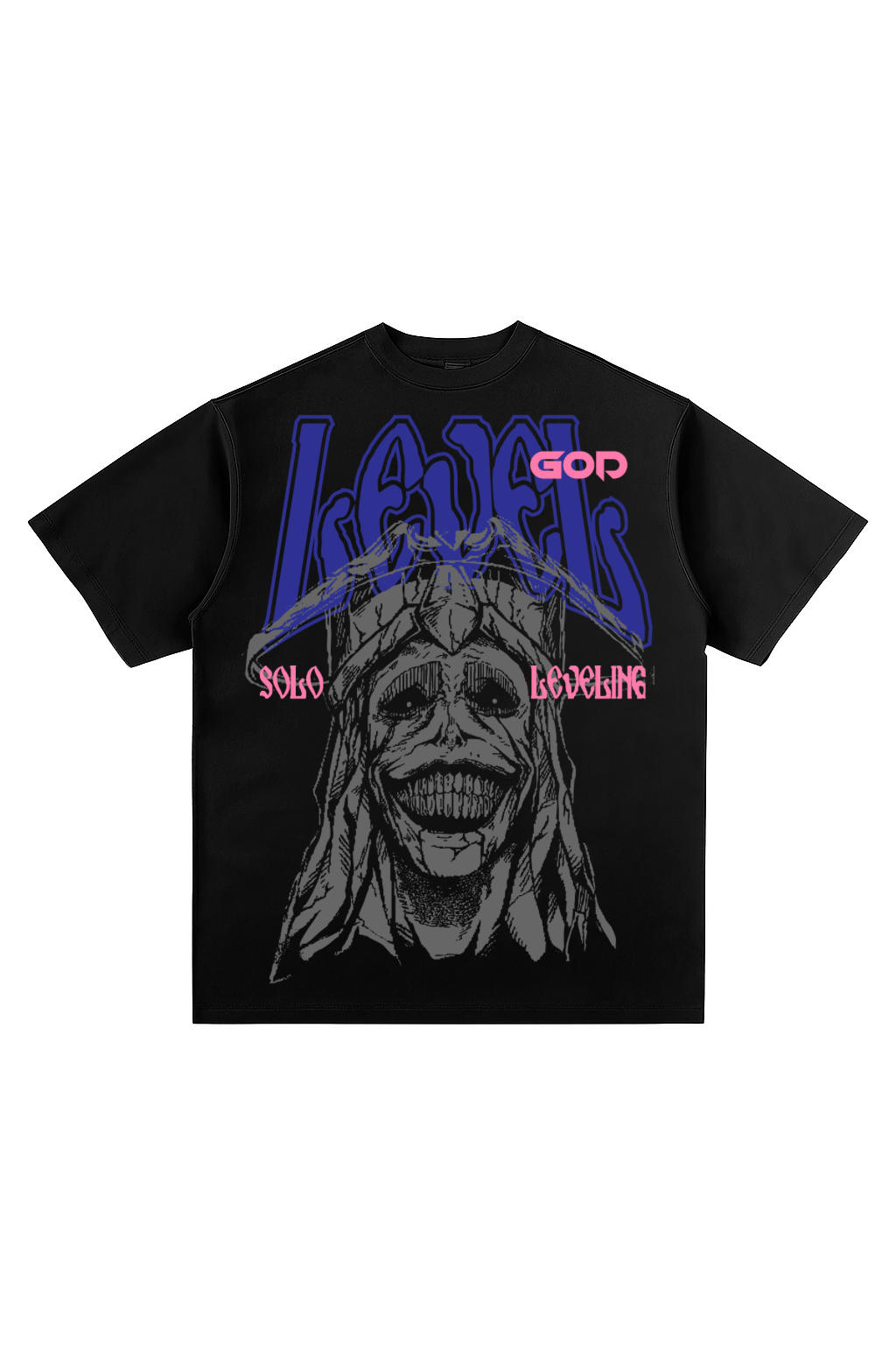 GOD LEVEL BLACK TSHIRT